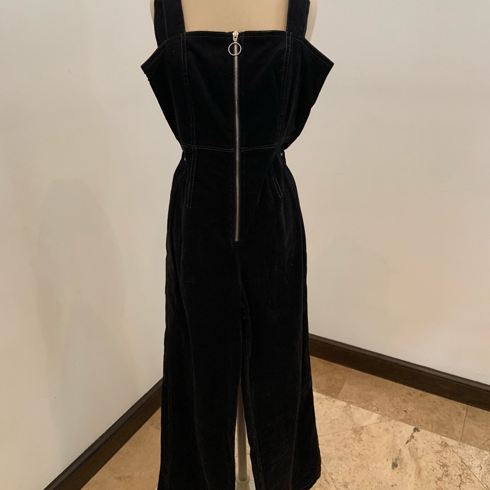 Black Corduroy Jumpsuit/Romper